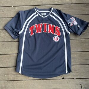 Vintage Minnesota Twins Jersey Size m True Fan Heavyweight Retro MLB